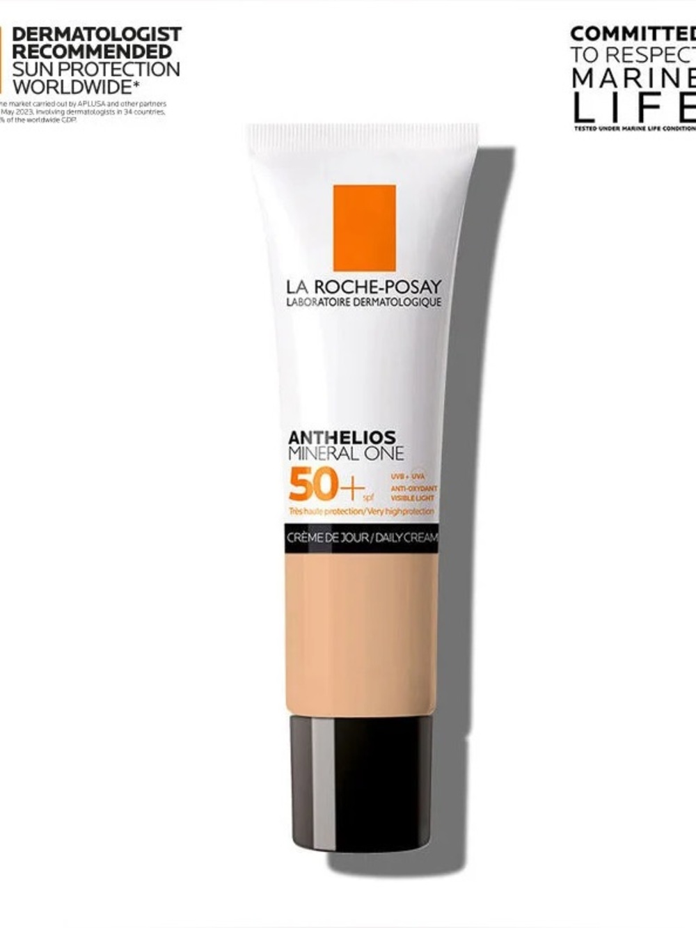 La Roche Posay Anthelios Mineral One SPF 50+ Tinted Sunscreen shade Medium 2